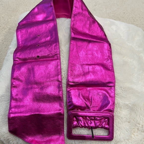 Zara Accessories Zara Limited Edition Calf Leather Fuchsia Pink